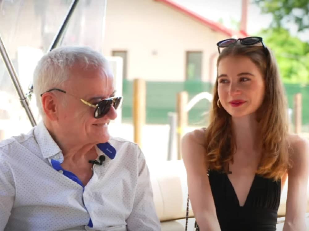 Irinel Columbeanu și Irina/FOTO: Captură video