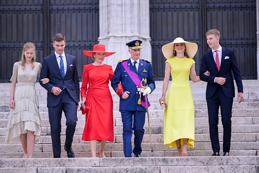 Printesa Elisabeta, regina Mathilde si Regele Philippe al Belgiei de Ziua Nationala   Casa Regala (2) jpg