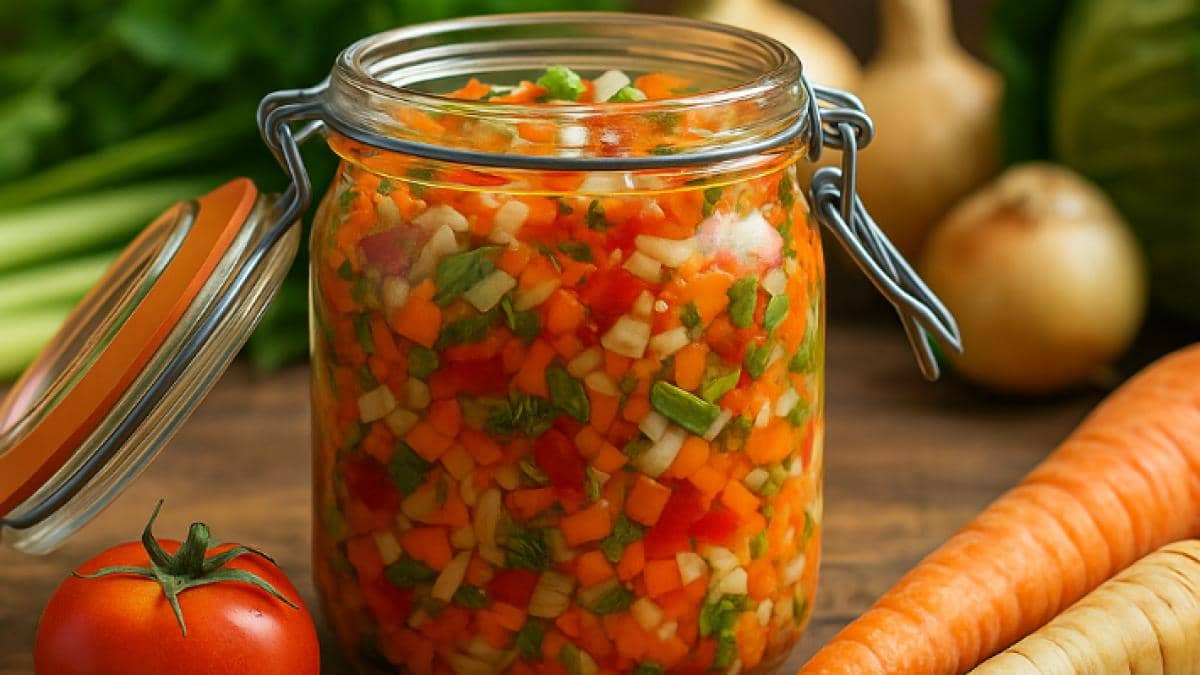 Cum se pune zarzavatul pentru ciorbă la borcan, în stil românesc