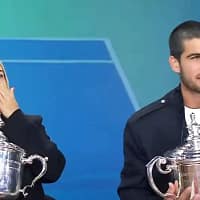 „E 9 dimineața, nu te îngrijora” » Carlos Alcaraz, galant după gafa făcută de Aryna Sabalenka într-o emisiune