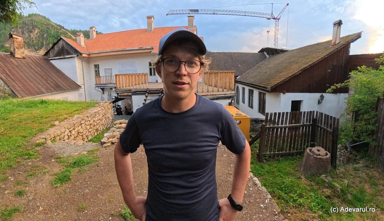 Darie Tică, unul dintre tinerii stabiliți în Roșia Montană. Foto: Daniel Guță. ADEVĂRUL