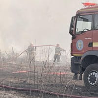 Incendiul de la Glina a fost stins / update