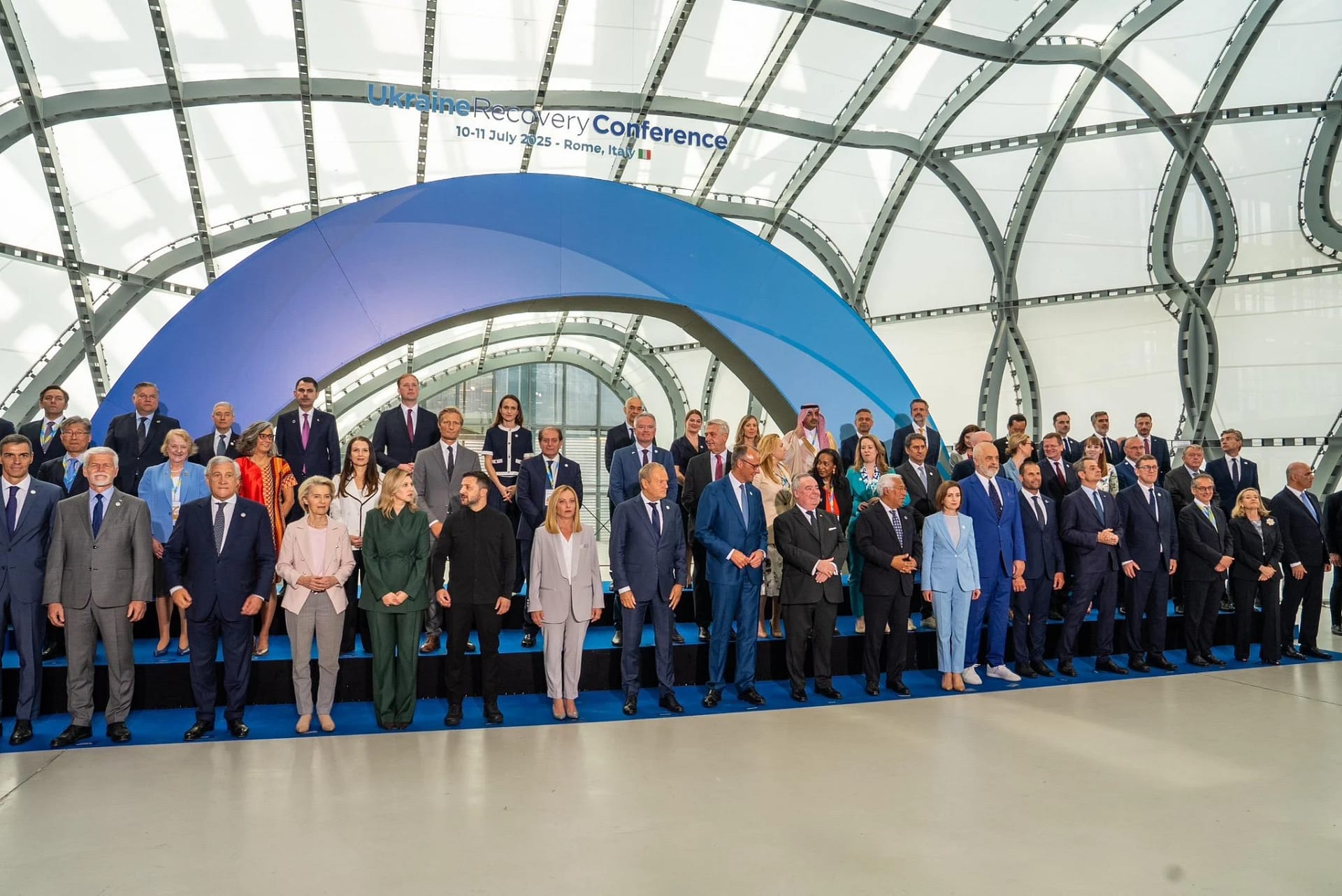 Aliații Ucrainei la Conferința pentru reconstrucție de la Roma/FOTO:X