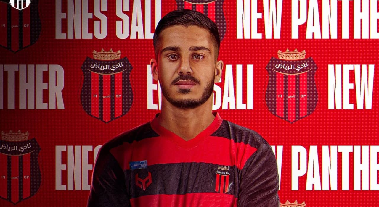 Enes Sali a marcat primul gol pentru Al Riyadh. Echipa sa a fost învinsă după un final dramatic de meci