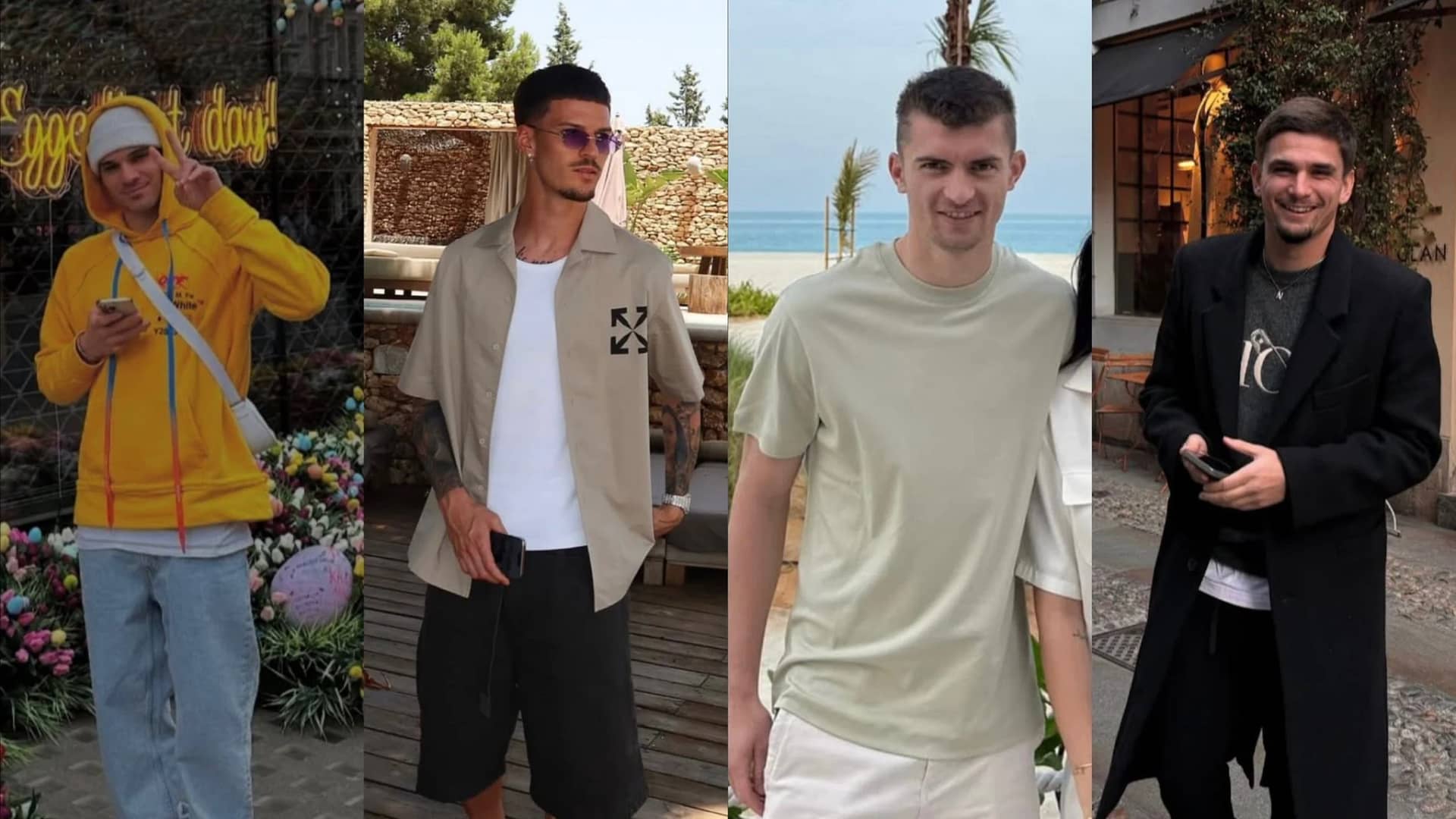 Ianis Hagi, Dennis Man, Florin Tănase și Răzvan Marin Foto/Instagram