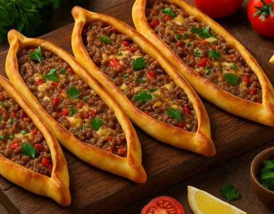 Pide turcești cu carne, brânză sau ou. O rețetă simplă și spectaculoasă