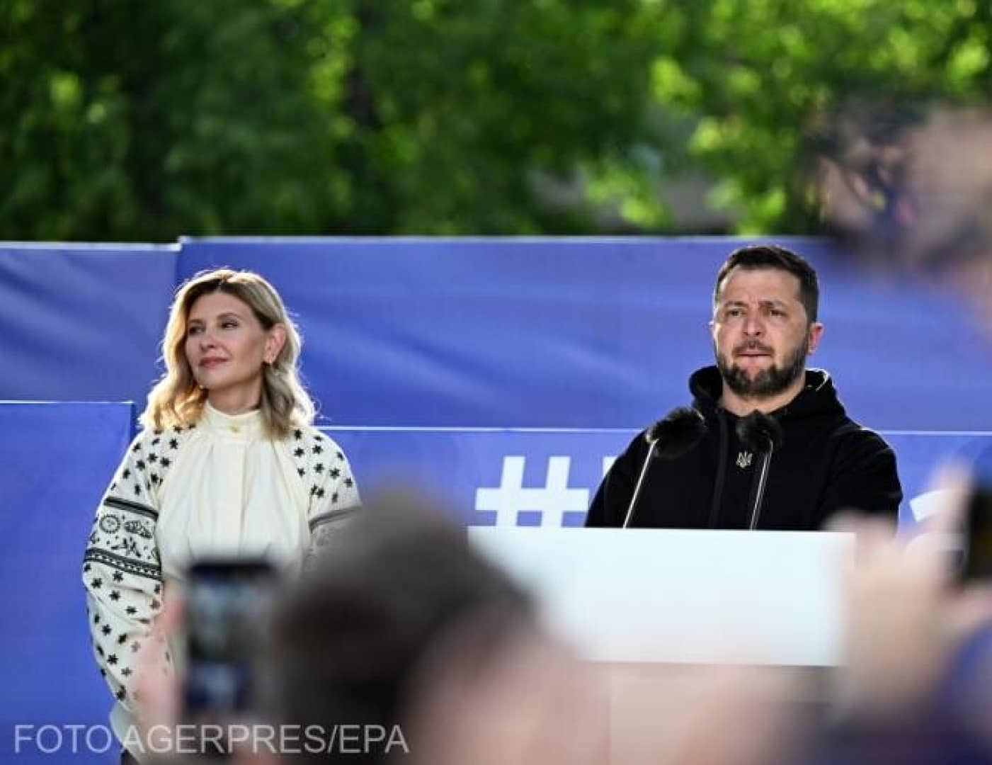 Soția lui Zelenski i-a trimis o scrisoare Melaniei Trump