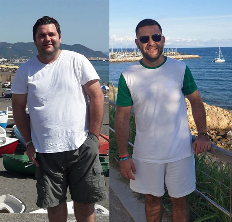 Tony Salvato înainte și după ce a slăbit Foto menshealth com