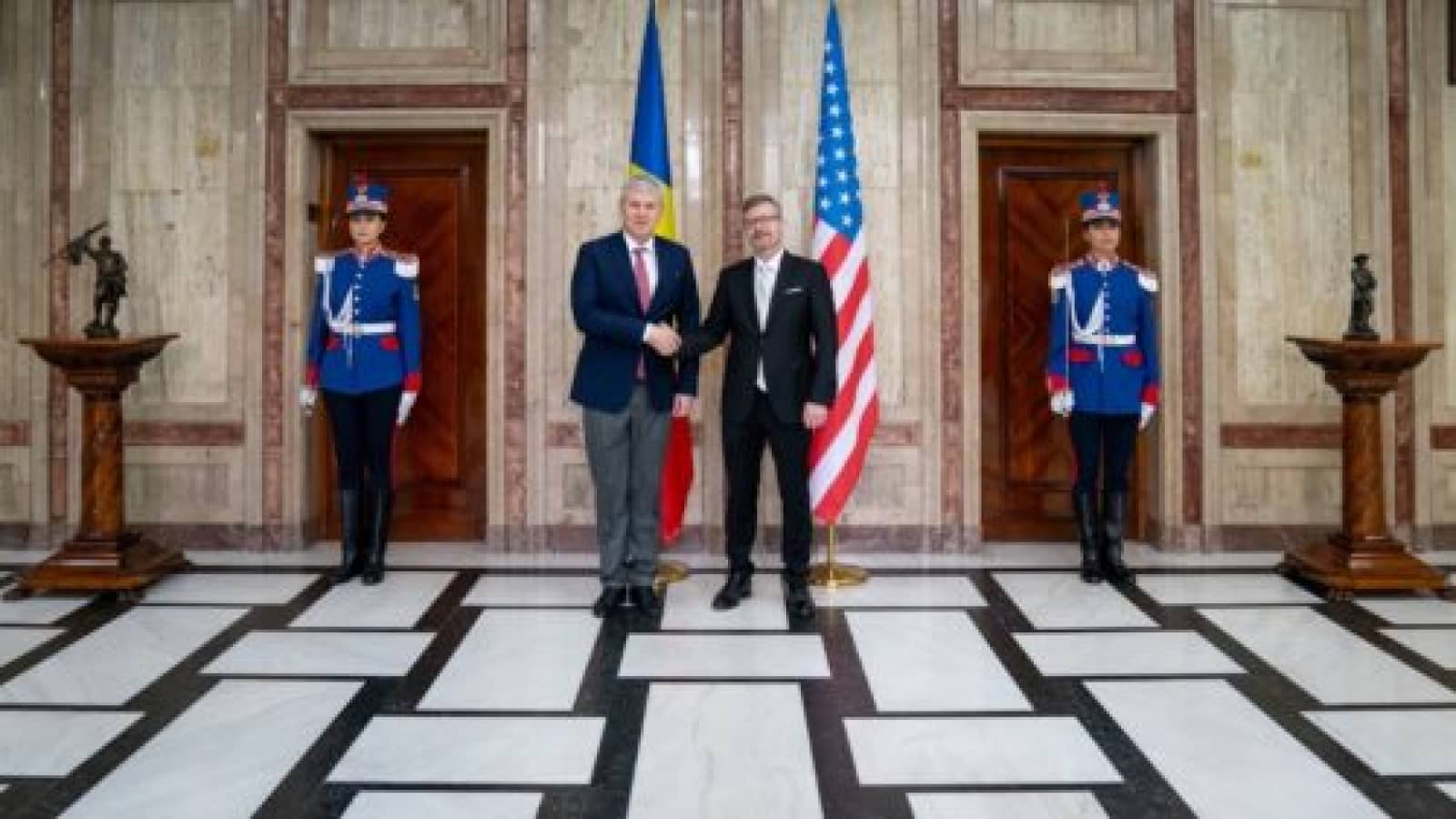 Cătălin Predoiu, întrevedere cu Michael Dickerson: „Consolidarea parteneriatului cu SUA în aceste sectoare, o prioritate strategică”
