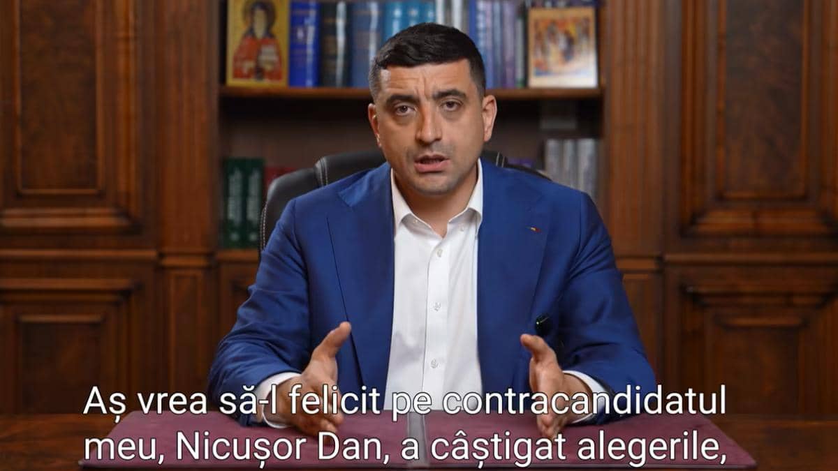 George Simion își recunoaște înfrângerea și îl felicită pe Nicușor Dan