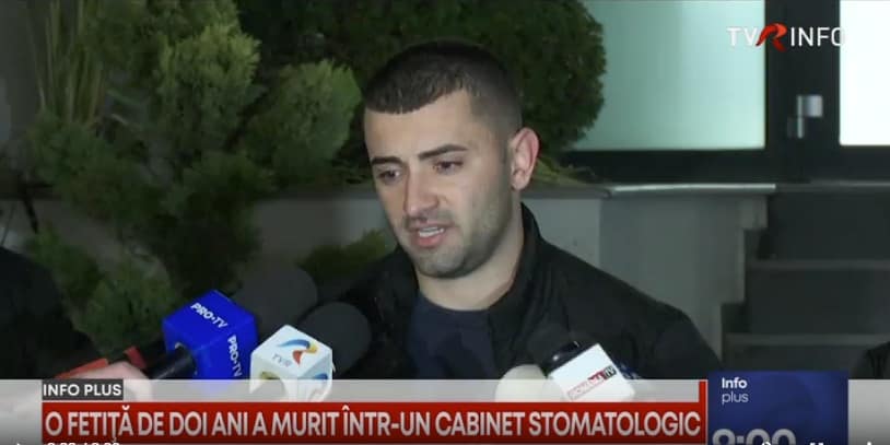 VIDEO „Ei au sedat copilul cu niște analize ieșite rău. Au omorât-o”, acuză tatăl fetiței moarte în clinica de stomatologie din București / Prima reacție de la Crystal Dental Clinic