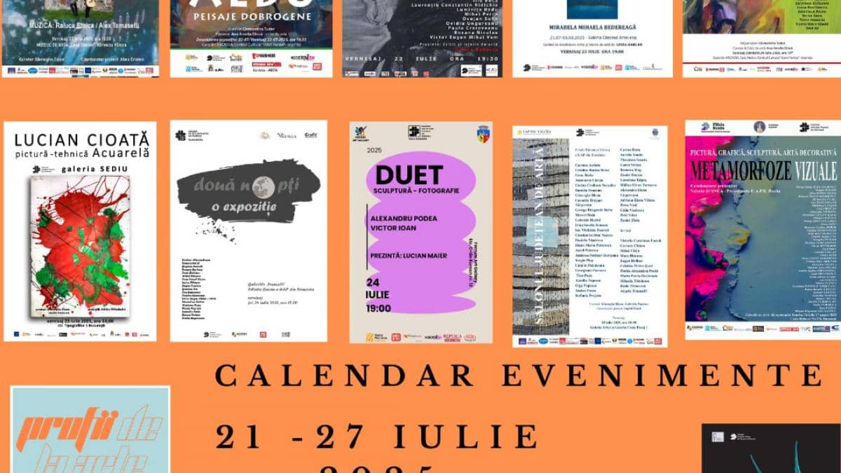 Vernisaje și expoziții spectaculoase vă așteaptă în această săptămână