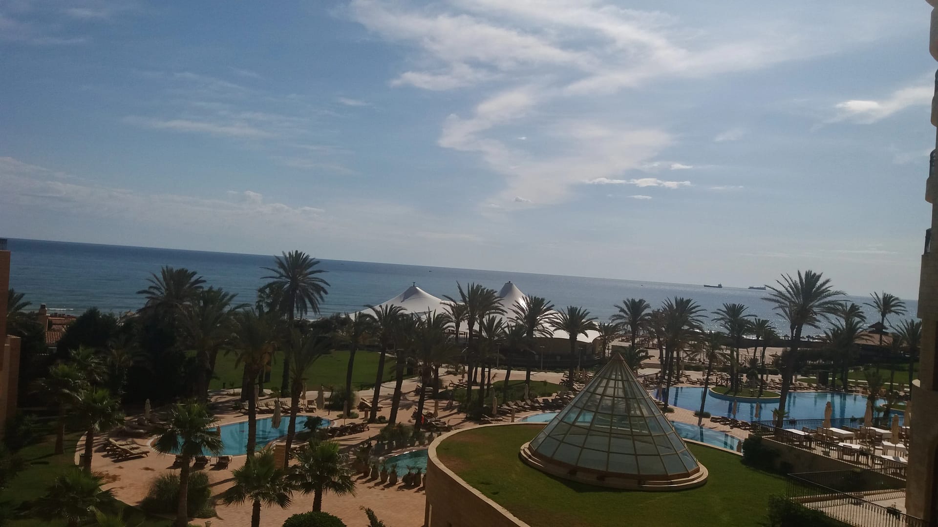 Priveliște dintr-un hotel din Sousse, Tunisia, asupra mării Foto Arhiva Adevărul