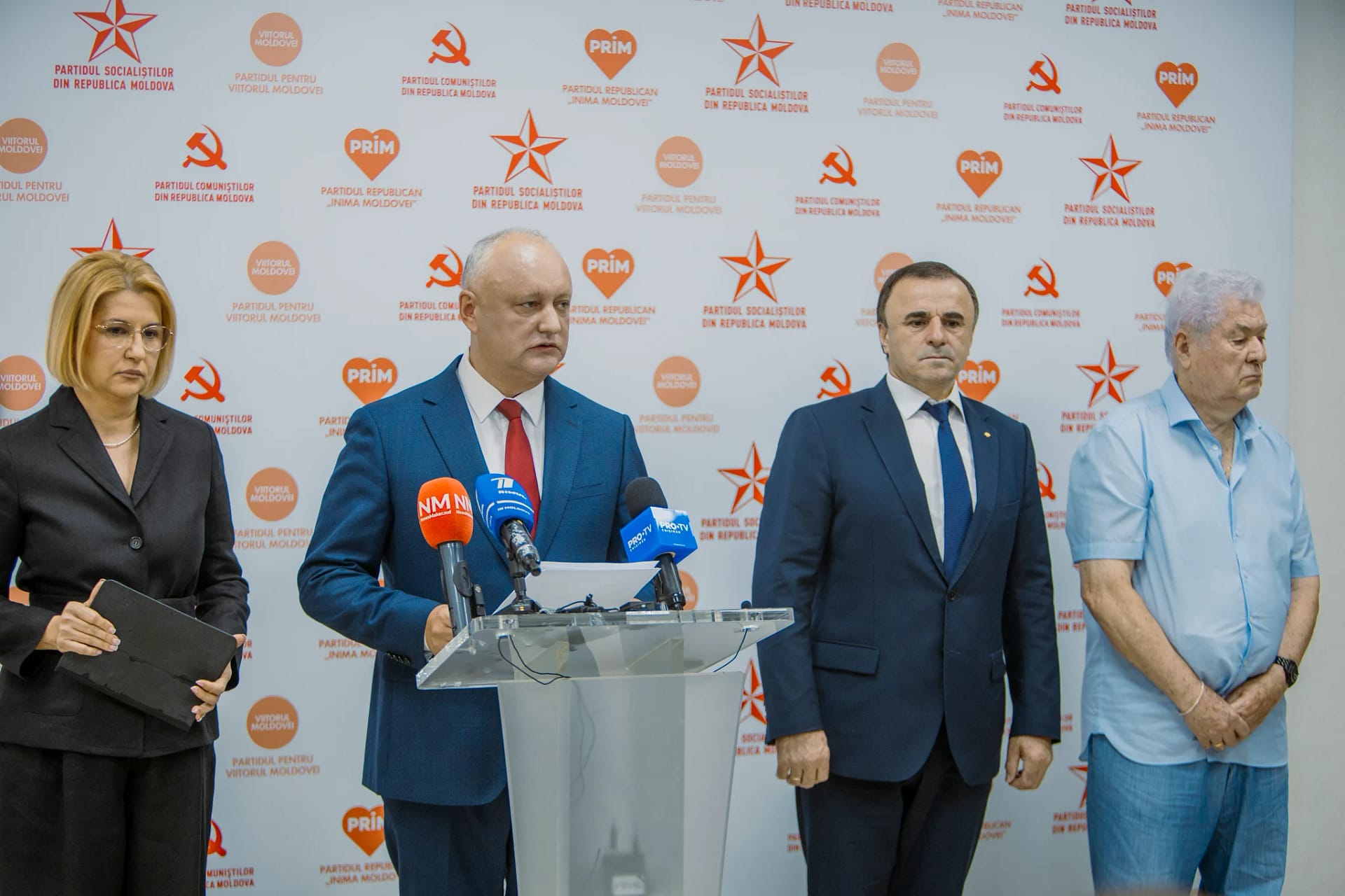 Patru formațiuni pro-ruse au format o alianță electorală. FOTO: Socialistii.md
