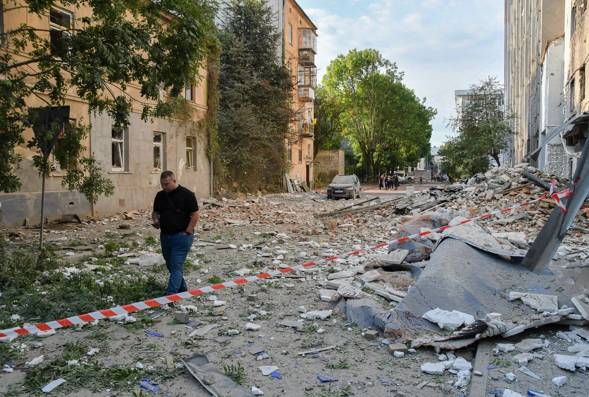 Rusia a lansat un baraj de drone și rachete asupra Ucrainei FOTO EPA-EFE