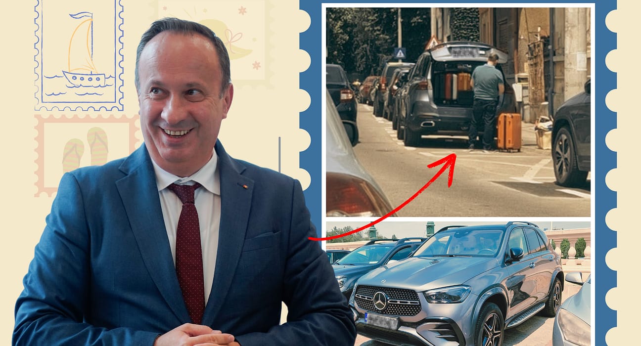 VIDEO Deputatul PSD Adrian Câciu pleacă în vacanță cu mașina de 100.000 de euro pe care n-o are în declarația de avere, la 5 zile după ce a spus că renunță la ea