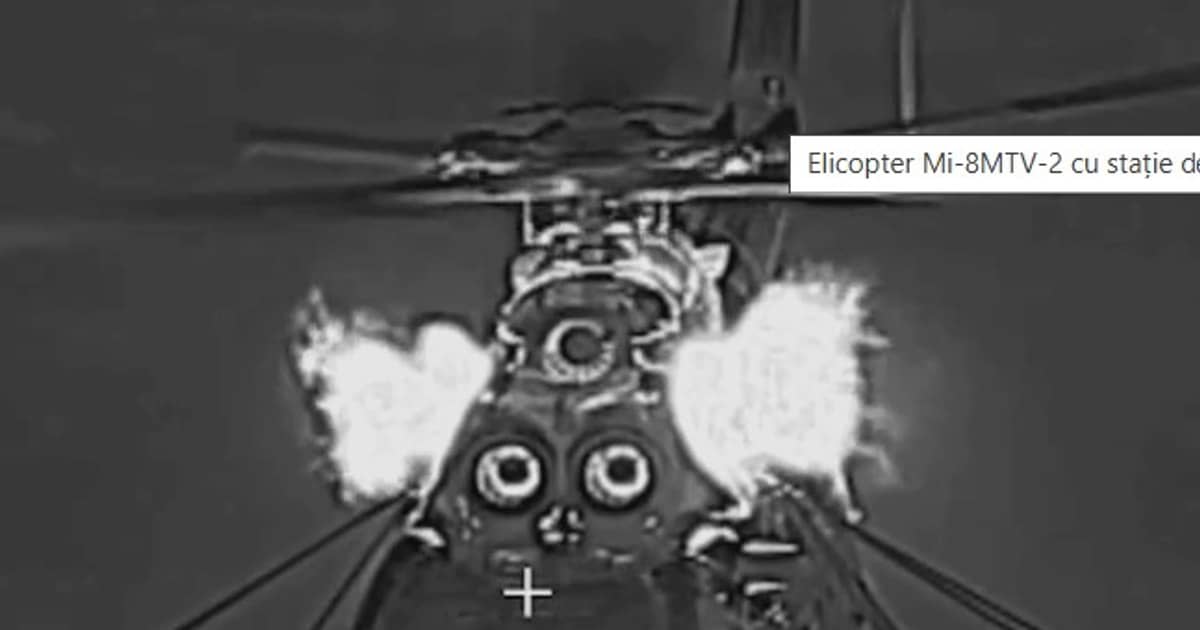 Imagini rare cu elicoptere Mi-8 luând la țintă drone Shahed cu mitraliere americane