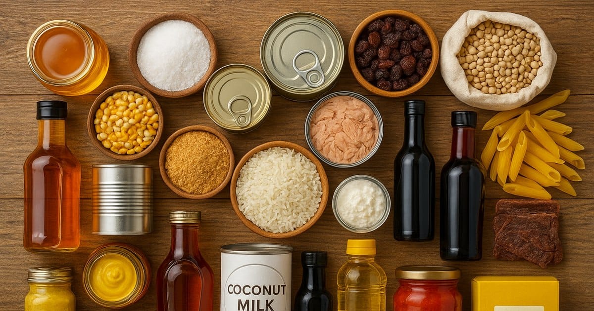 30 de alimente care nu expiră niciodată – ghidul complet pentru cămara ta de urgență. Unele te vor surprinde