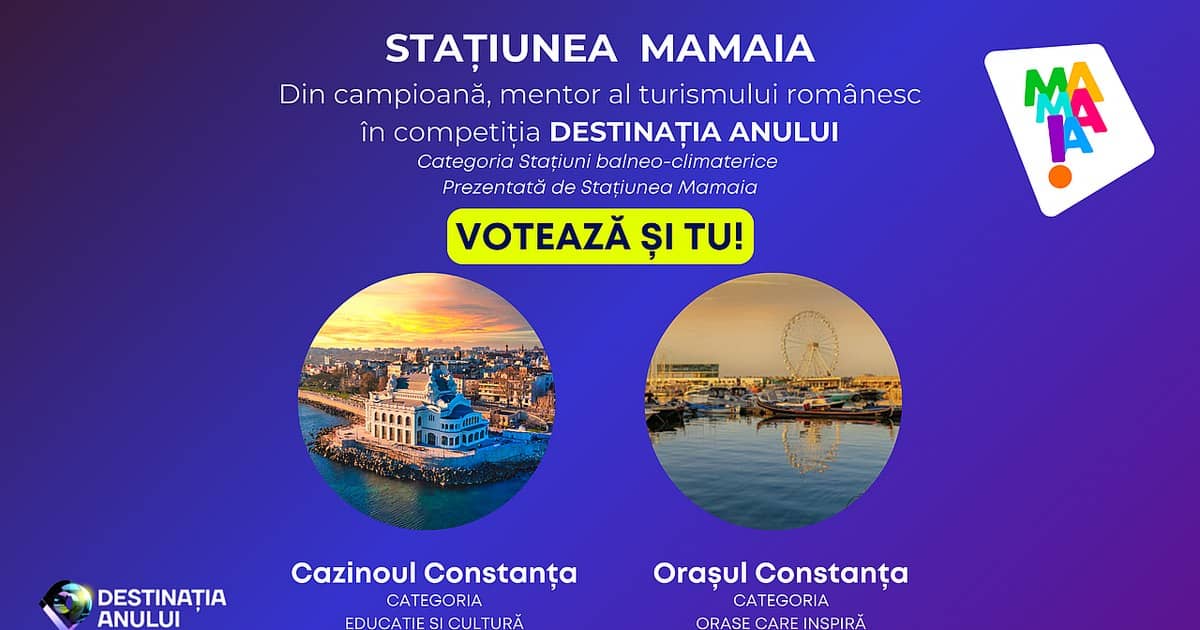 Destinația Anului 2025: Mamaia, de la „regina litoralului” la mentor al turismului românesc. Cazinoul din Constanța intră în competiție
