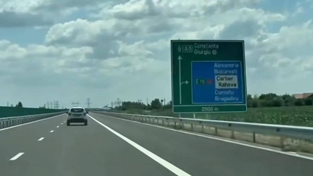 Scene incredibile pe autostradă. Un șofer a făcut o manevră de întoarcere. A rămas fără permis pentru 5 luni
