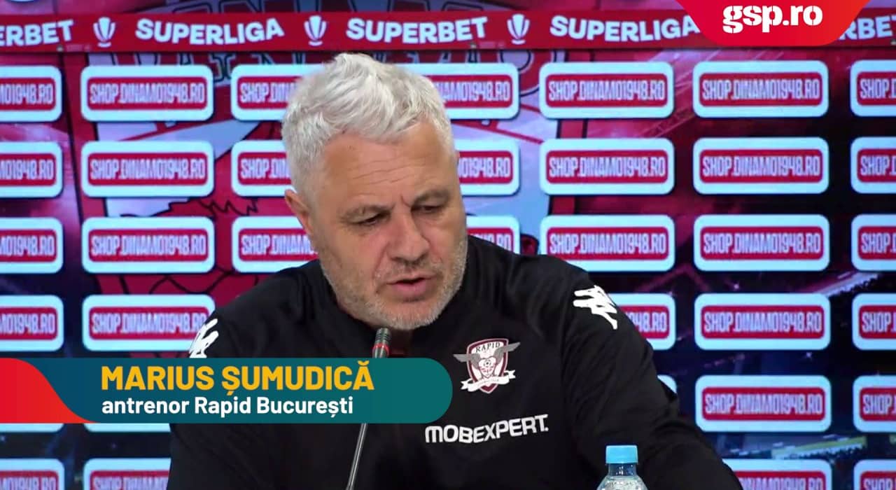 Ce spune Șumudică despre continuarea colaborării cu Rapid: „Nu pot răspunde, sunt foarte supărat. Eu am luat o decizie acum câteva etape” + Recunoaște că FCSB este cea mai bună echipă din campionat