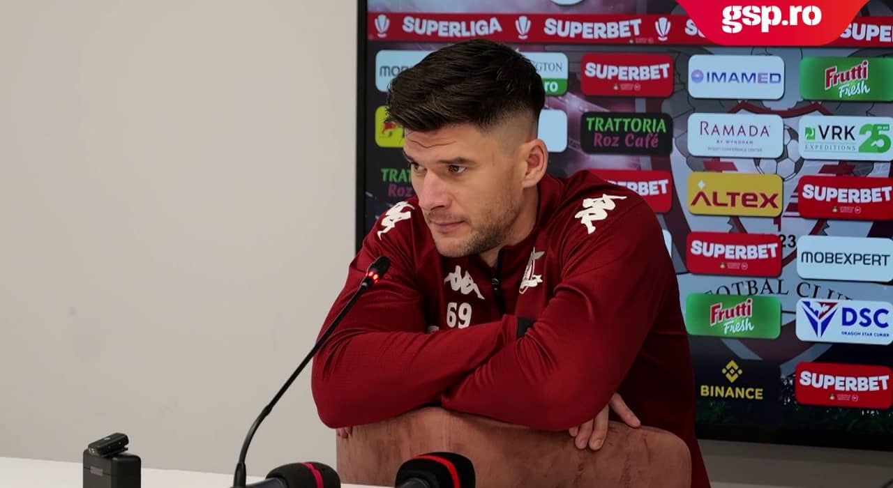 Cristi Săpunaru, ultima conferință de presă ca jucător al Rapidului: „Le transmit un mesaj fanilor: să rămână lângă echipă. Fără ei, clubul ăsta e ZERO”