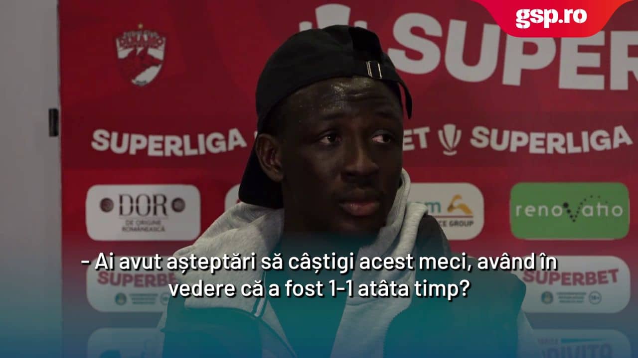 Baba Alhassan a vorbit despre golul marcat în derby-ul din această seară: „N-am avut opțiuni așa că am încercat să șutez”