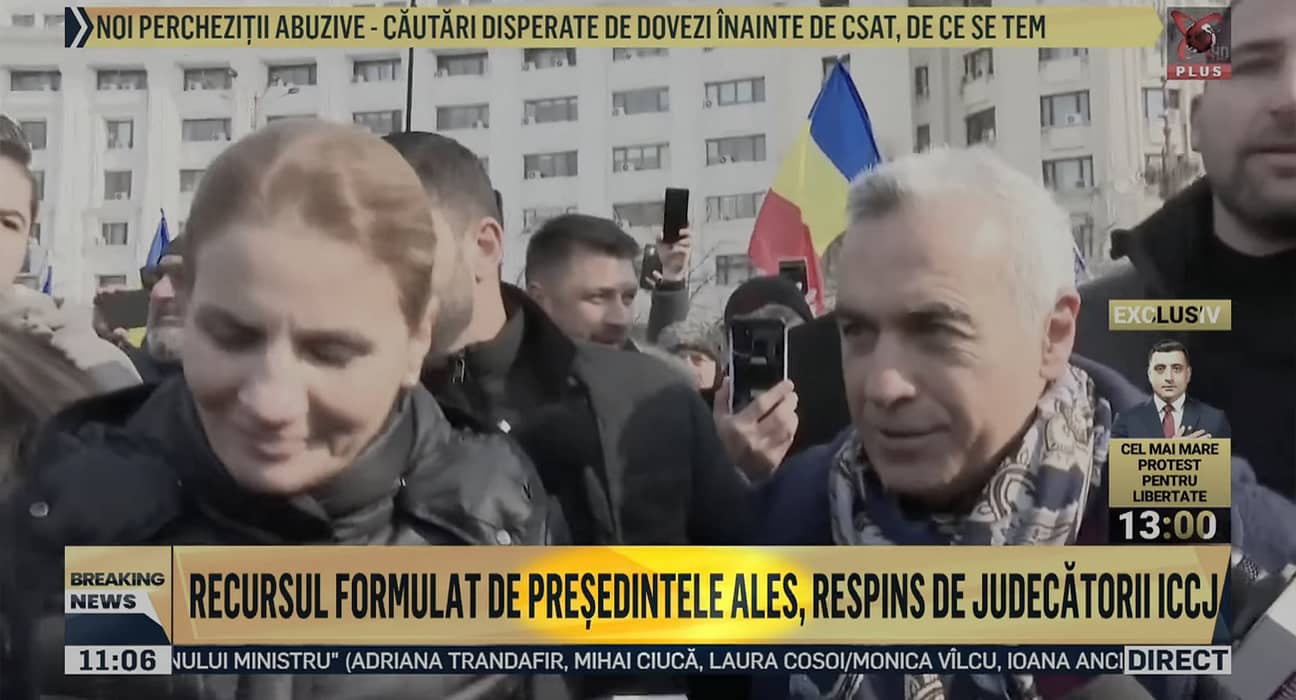 Realitatea Plus, amendată cu 200.000 lei pentru că l-a numit „președintele ales” pe Călin Georgescu