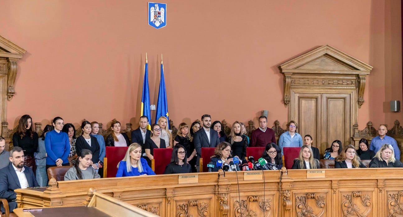 Moment controversat din conferința de presă de la Curtea de Apel, semnalat de judecătorul Cristi Danileț: „Nu am găsit vreo normă care să permită asta”