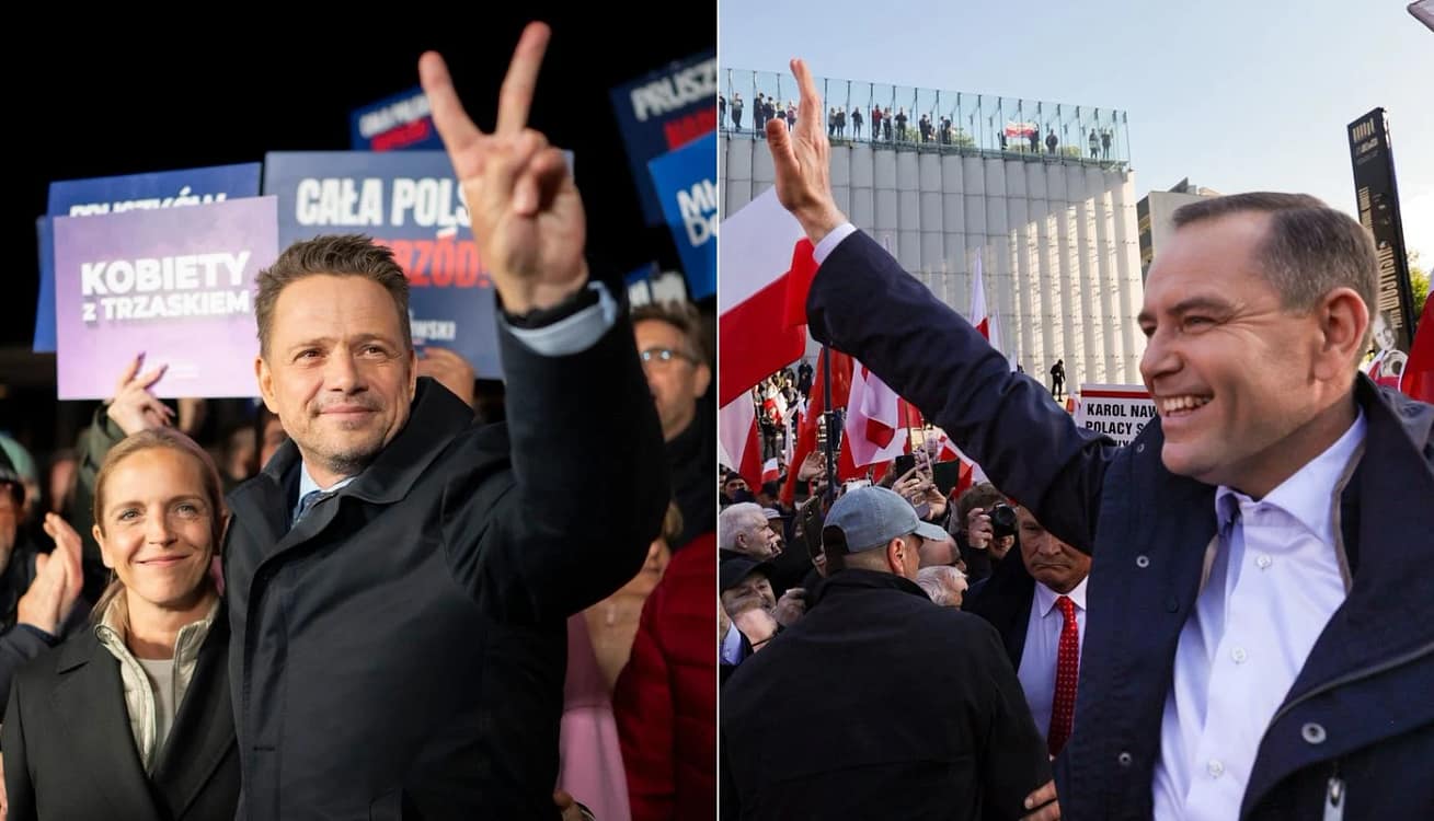 Rafał Trzaskowski și Karol Nawrocki se vor confrunta în turul doi al prezidențialor din Polonia