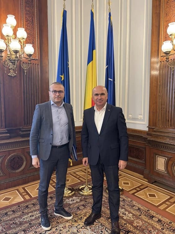 Iancu Guda și Ilie Bolojan FOTO: Facebook/Iancu Guda