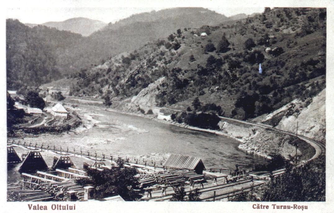 Valea Oltului, ilustrată de la începutul secolului XX.