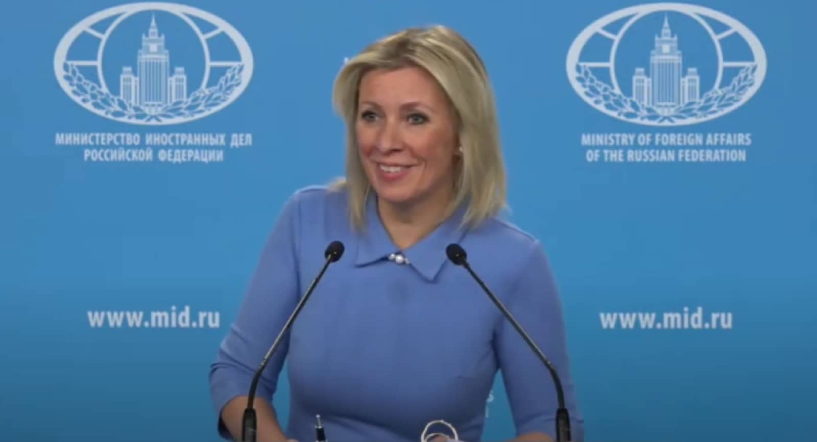 Maria Zaharova, ironii la adresa lui Emmanuel Macron, după incidentul cu soția lui: „Poate a fost mâna Kremlinului?”