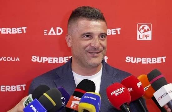 Daniel Niculae, tot un zâmbet după ce Hermannstadt a picat cu FCSB în prima etapă. Ianis Stoica ar putea fi vândut înaintea jocului