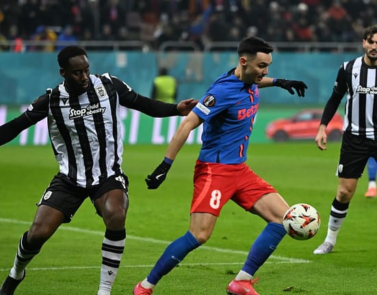 FCSB -0, ACUM! Juri Cisotti deschide scorul în minutul 30. Campioana domină autoritar