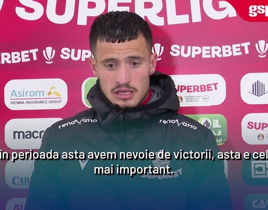 Astrit Selmani, marcatorul din meciul cu Oțelul: „Sper să câștigăm și vineri și să mergem în play-off”