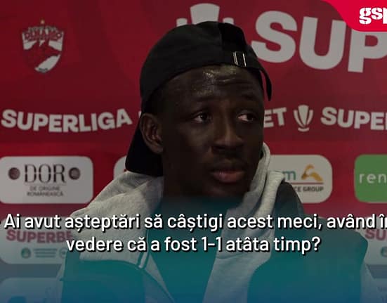Baba Alhassan a vorbit despre golul marcat în derby-ul din această seară: „N-am avut opțiuni așa că am încercat să șutez”