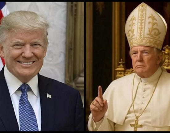 Trump șochează din nou cu imaginea în rolul papei: Trebuie să ne distrăm puțin, nu?