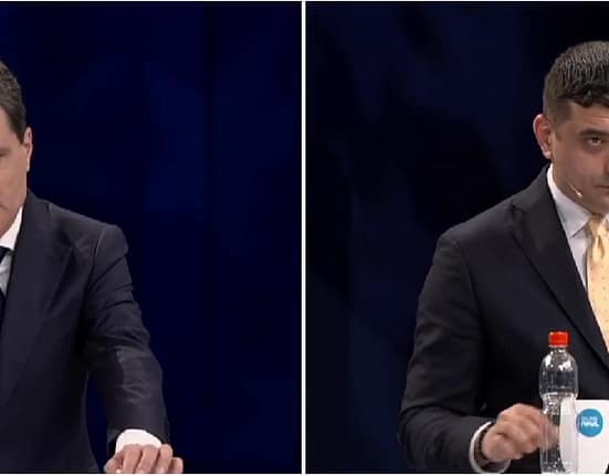 VIDEO Contre între candidați la o întrebare despre cursul euro. Simion: „Mai lipsea să fiu acuzat că sunt vinovat și de nealegerea noului papă” / Dan: „Să nu o dăm în politicianism”