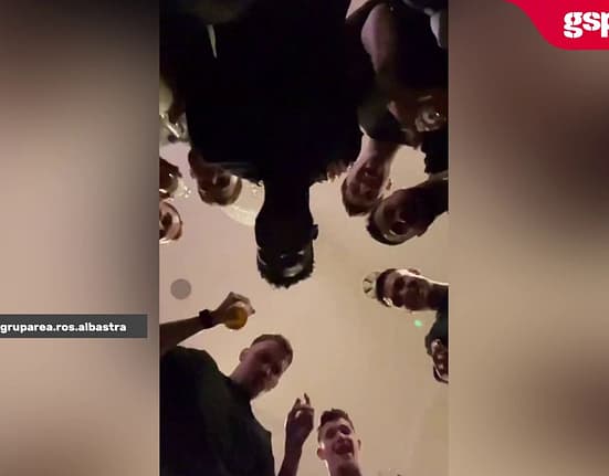 Noi imagini cu bucuria lui FCSB de la Cluj. Cum au primit fanii roș-albaștrilor vestea câștigării titlului