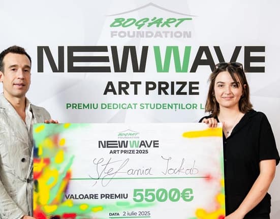 Finala NEW WAVE Art Prize: Fundația Bog’Art a oferit premiul de 5500 euro unei studente la arte din Timișoara