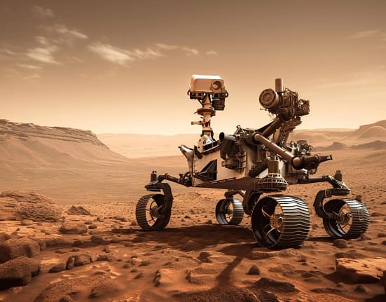 FOTO Ce a fotografiat Roverul Perseverance pe Marte, în premieră: O dâră de lumină lasă loc de interpretări