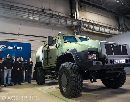 FOTO Cum arată primul vehicul blindat fabricat 100% în România, la standardele NATO pentru protecție balistică