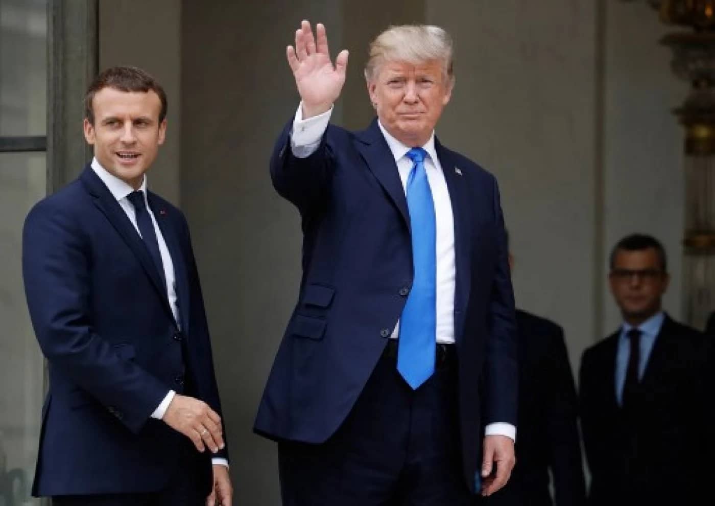 Trump și Macron pot face mai multe împreună decât dezbinați. FOTO: AFP