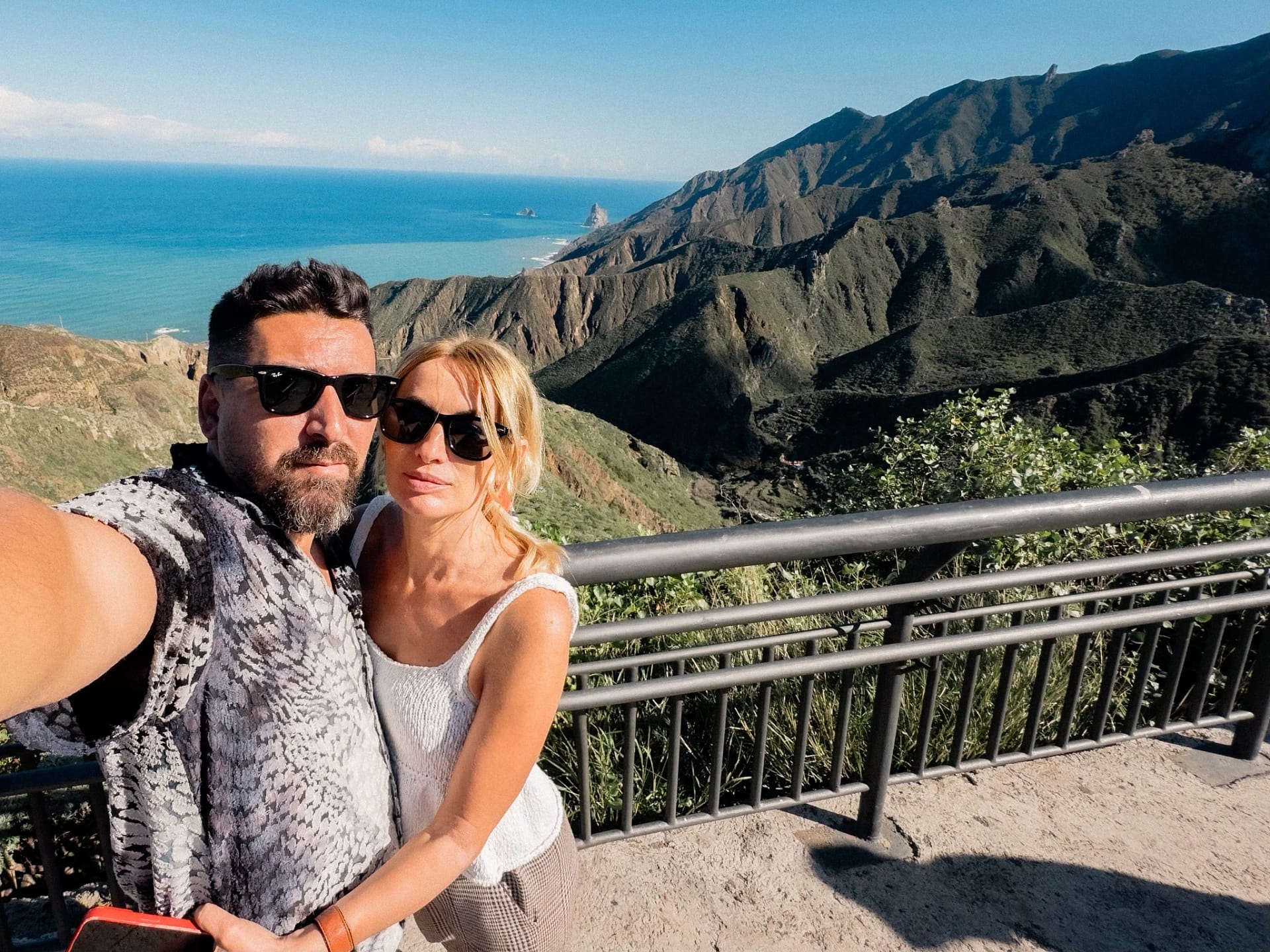 Cristina și Cipi, în Tenerife FOTO: FB/Arhivă Personală