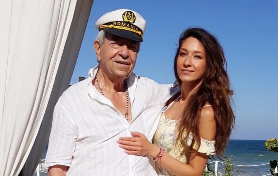 Ion Dichiseanu alături de fiica sa Ioana FOTO: Arhivă